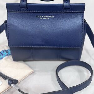 Tory Burch Dark Blue Crossbody Bag